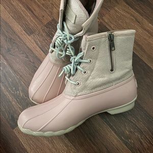 Sperry Topsider Duck Boots Size 8